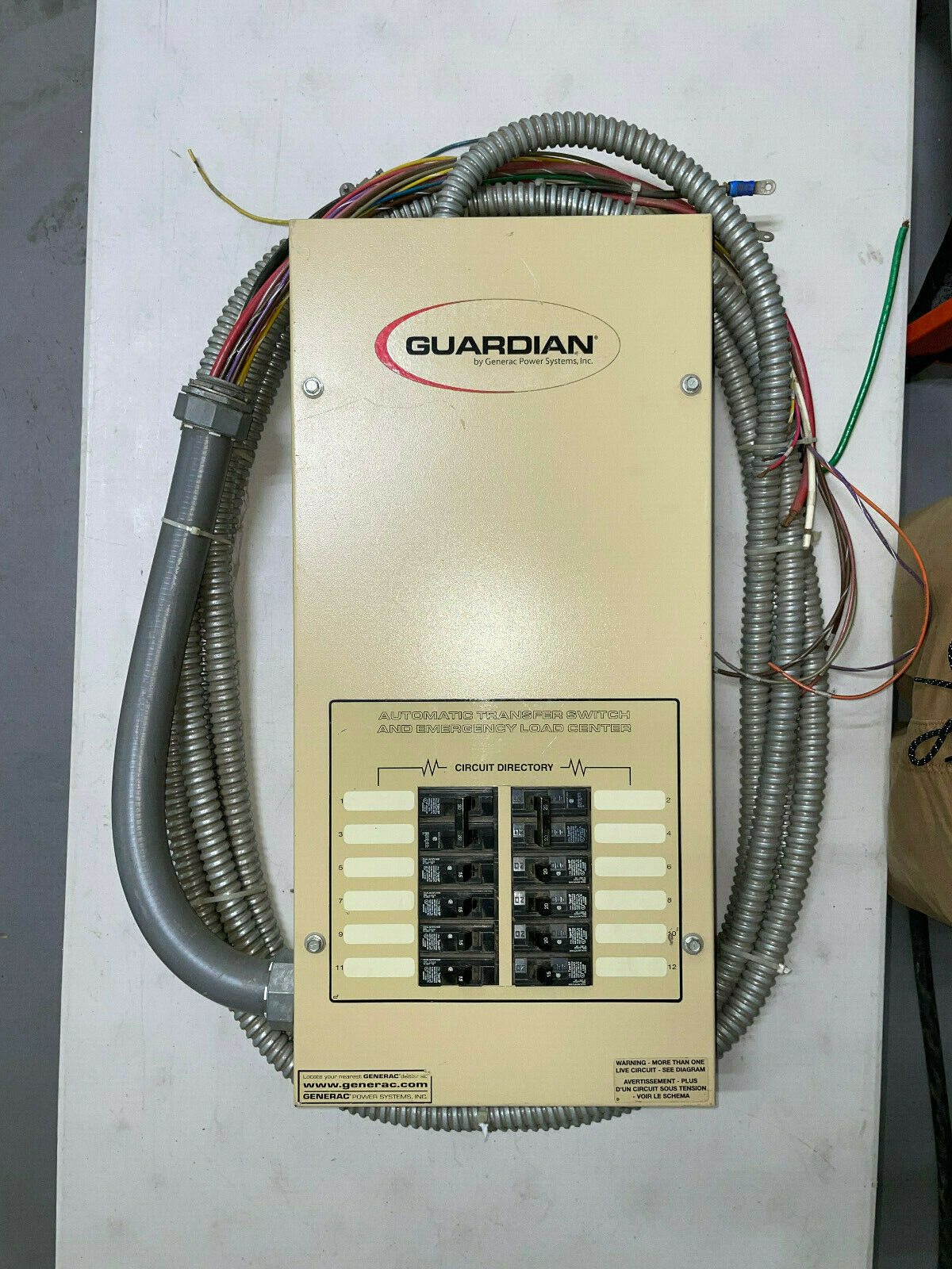 Generac Guardian 0e7969 100amp Automatic Transfer Switch